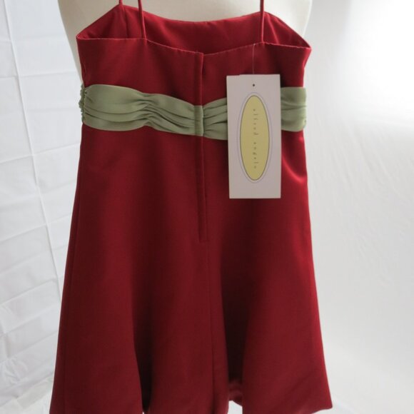 ALFRED ANGELO Style#6453 GIRLS Satin/Chiffon BRIDESMAID DRESS, Size: 6X ~ NWT - Picture 5 of 8